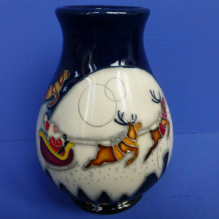 Moorcroft Vase - Reindeer Flight By Vicky Lovatt