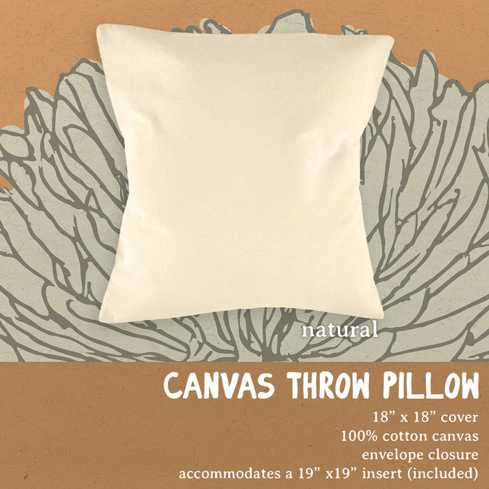 More Amor - Valentine's Square Canvas Pillow