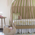 Natalie Yellow Crib Sheet