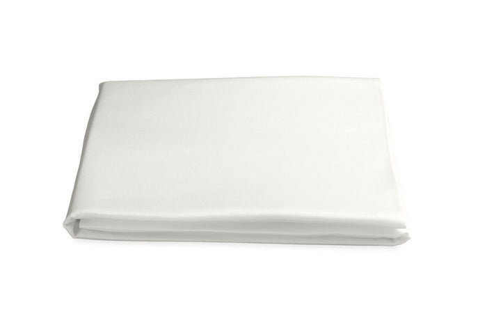 Matouk Nocturne Fitted Sheets by Matouk - Queen Fitted 17" Pocket Blue at FIG LINENS AND HOME - 8
