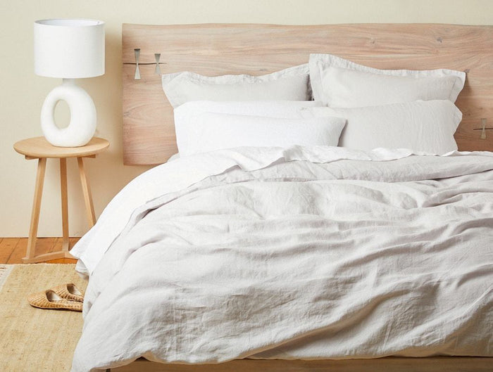 Fog Organic Relaxed Linen Bedding by Coyuchi | Fig Linens