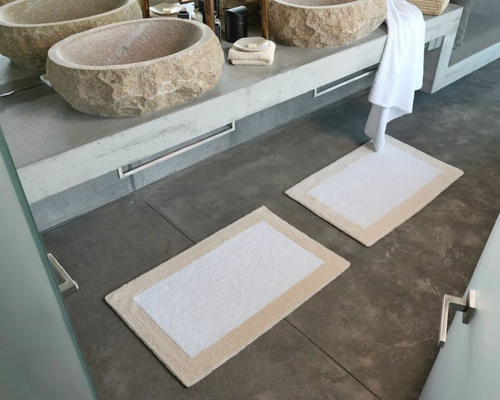 Life 2 Origine 20x31 Ecru 101 Bath Rug by Abyss