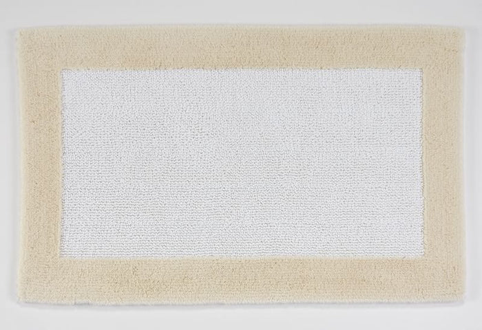 Front Origine 20x31 Ecru 101 Bath Rug by Abyss