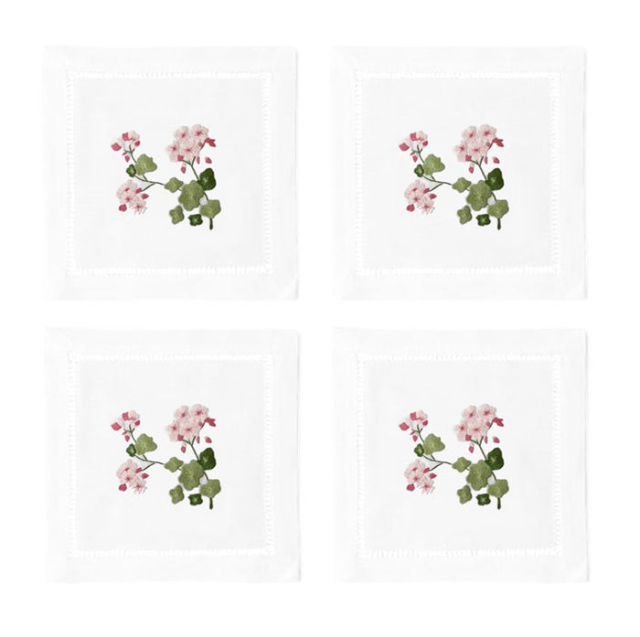Ouisie Pink Cocktail Napkins