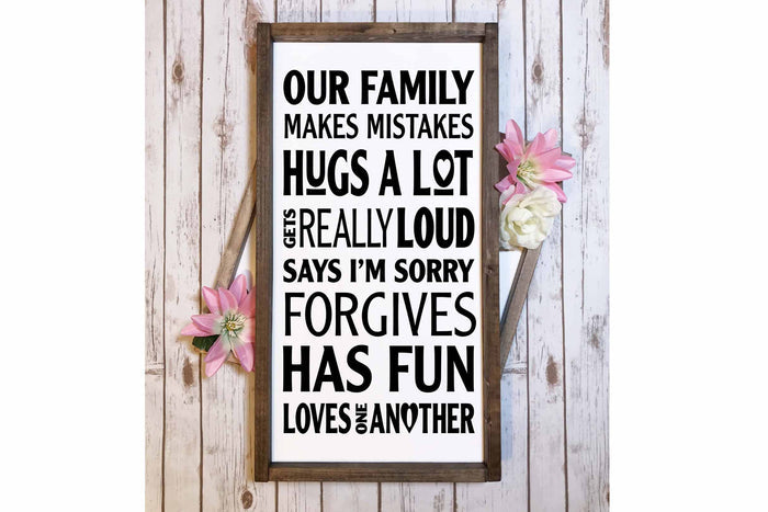 Our family sign