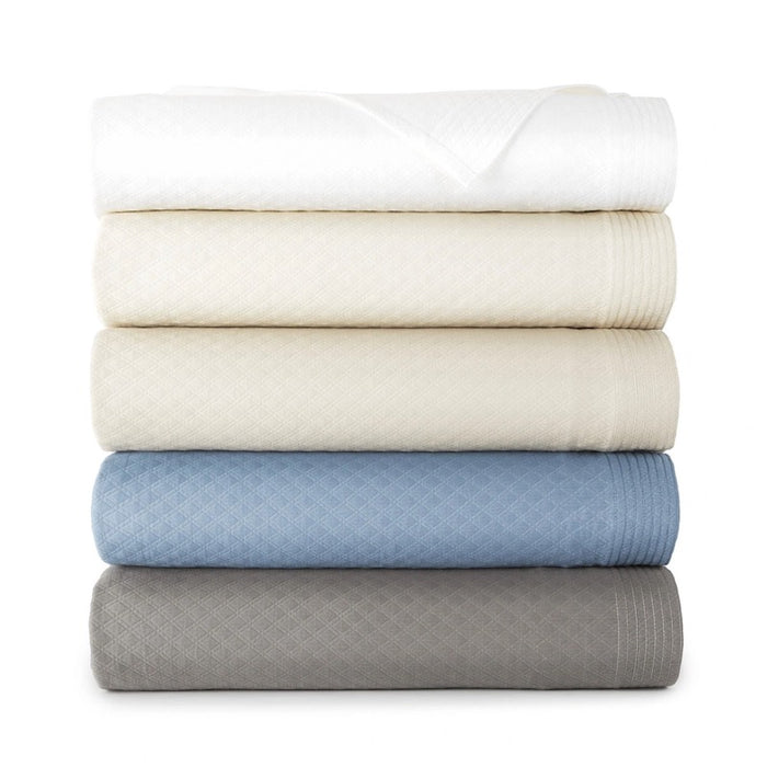 Peacock Alley Coverlets Stack - Alyssa Matelasse Bedcovers and Pillow Shams