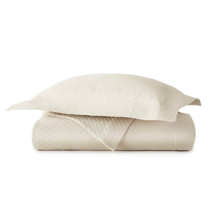 Peacock Alley Coverlet - Alyssa Flax Matelasse Bedding