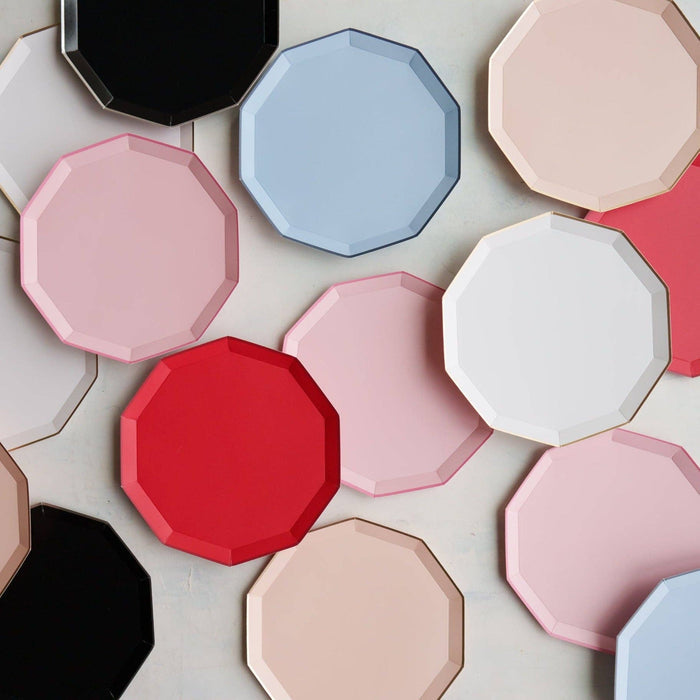 Petal Pink Premium Paper Dinner Plates - The Preppy Bunny
