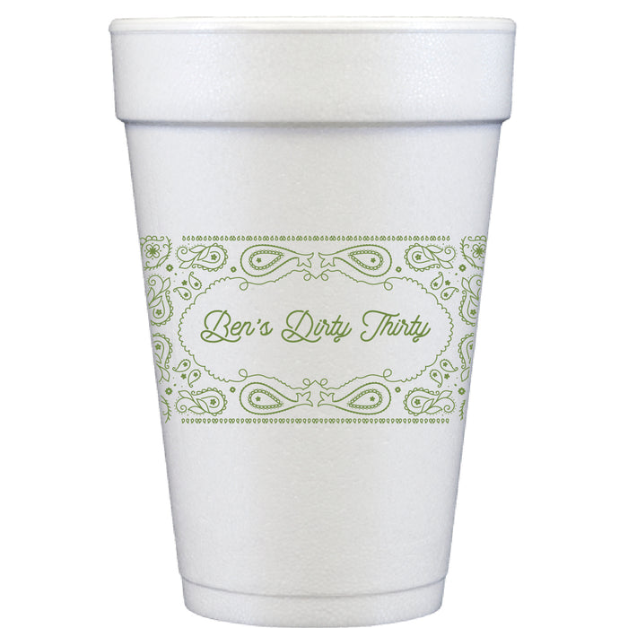 peter rabbit birthday | styrofoam cups
