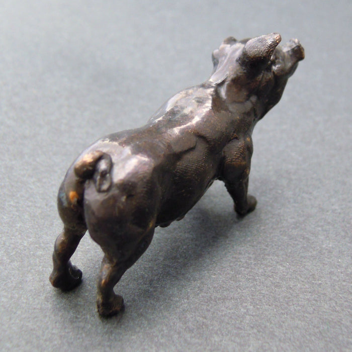 Pig - bronze sculpture by Edward Waites