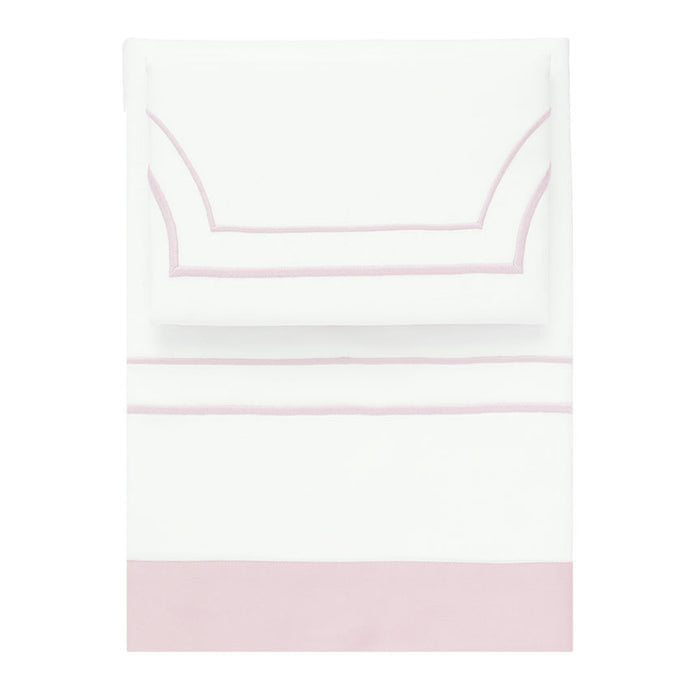 Pink Block Border Sheets