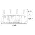 Pink Pique Crib Skirt