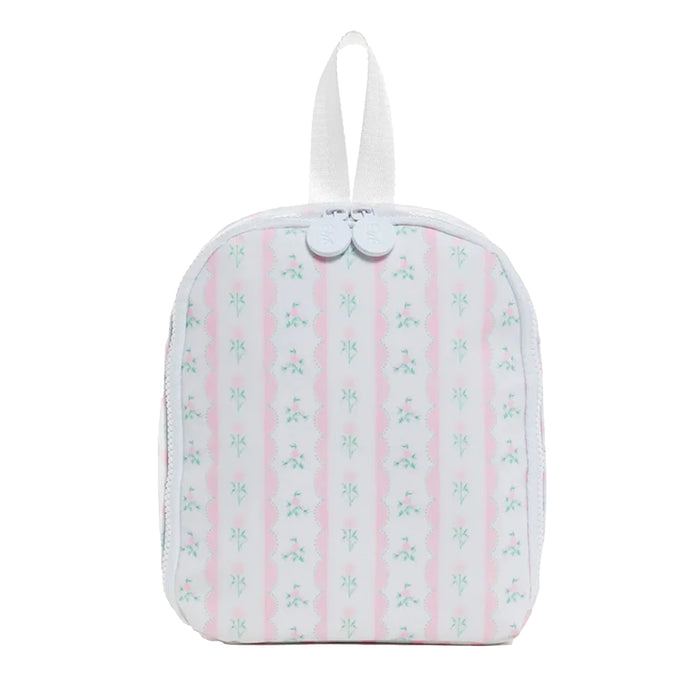Pink Ribbon Floral Lunch Bag