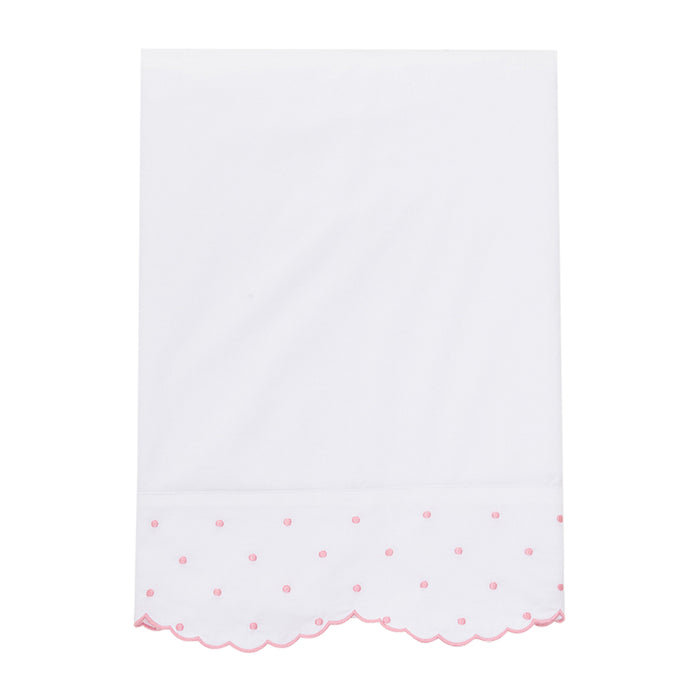Pink Swiss Dot Sheets