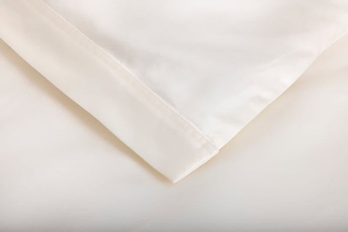 Duvet corner Prodige Crème Bedding by Yves Delorme Couture at Fig Linens and Home