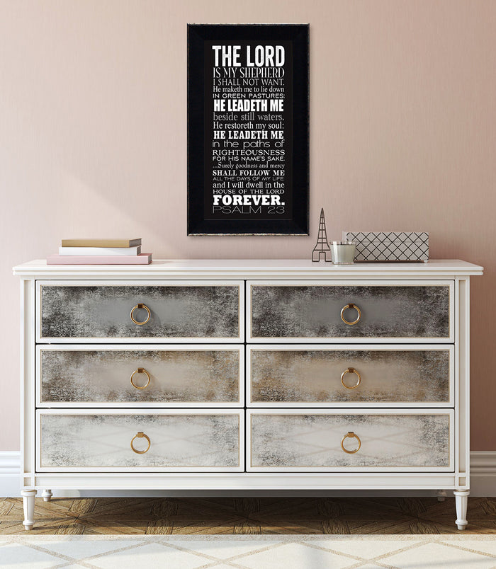 Psalm 23: Framed with Glass