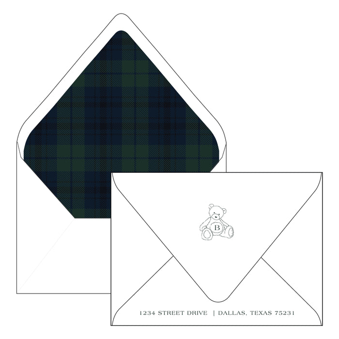 ralph lauren baby shower | invitation