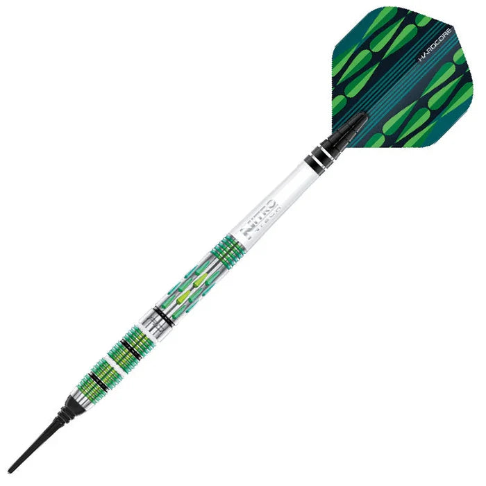 Red Dragon Artura Screamin' Green Soft Tip Dart Set - 18g