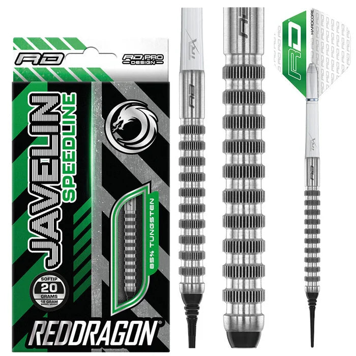 Red Dragon Javelin Speedline 20g Soft Tip Dart Set
