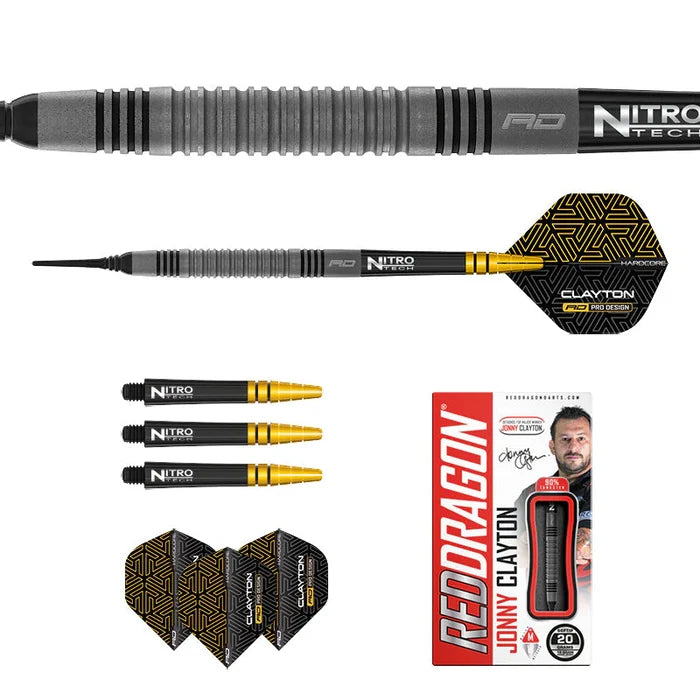 Red Dragon Jonny Clayton Oxide Edition 20g Dart Set
