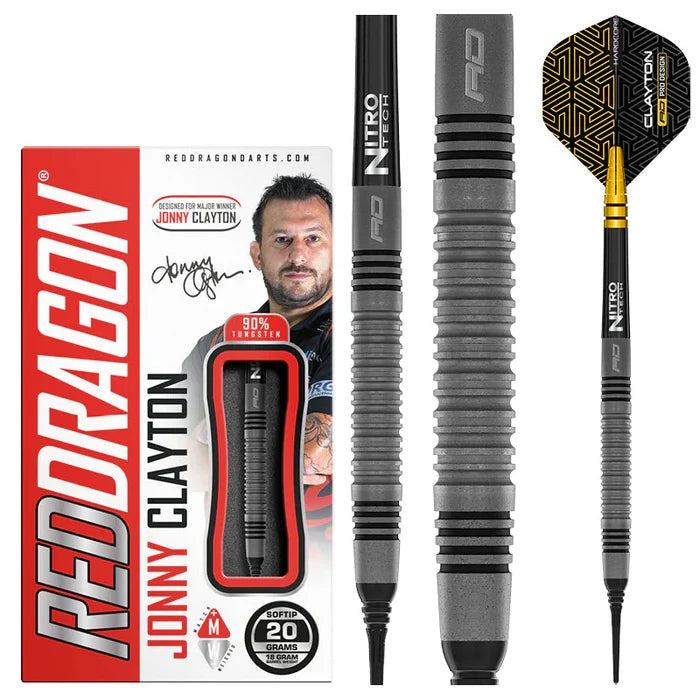Red Dragon Jonny Clayton Oxide Edition 20g Dart Set