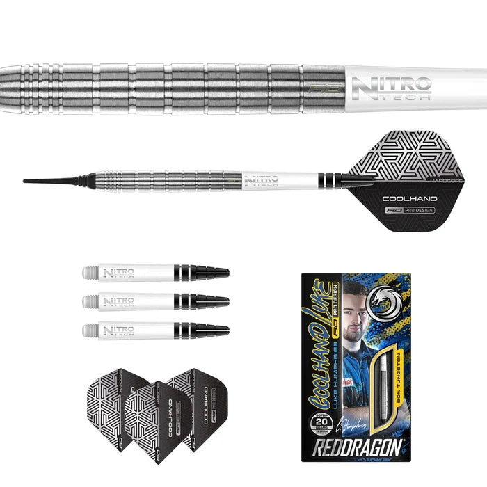 Red Dragon Luke Humphries TX1 Soft Tip Dart Set - 20g