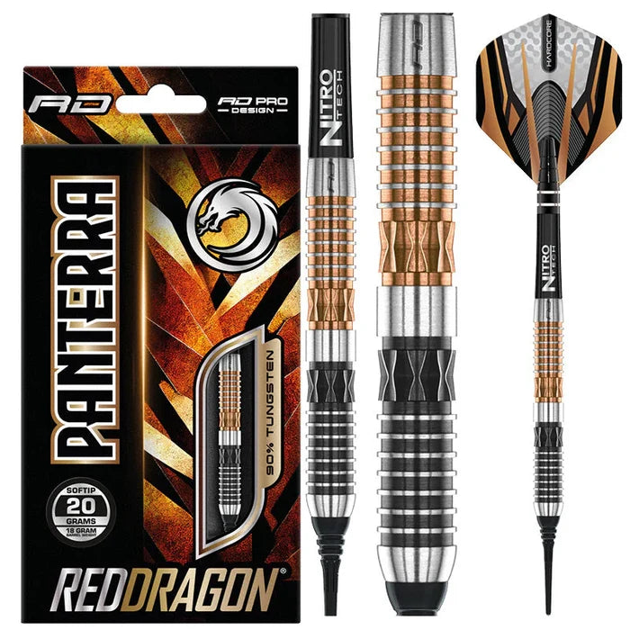 Red Dragon Pantera Soft Tip 18g Dart Set