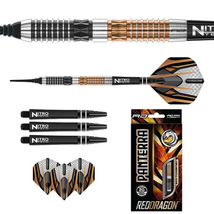 Red Dragon Pantera Soft Tip 18g Dart Set