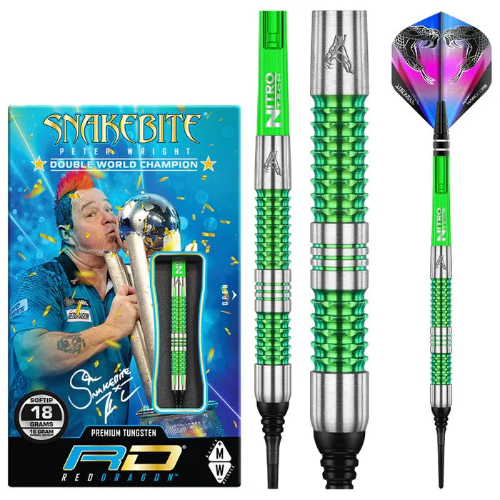 Red Dragon Peter Wright Mamba 18g Dart Set