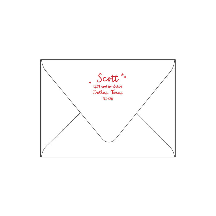 red, white & baby blue | invitation