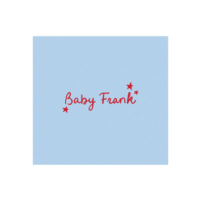 red, white & baby blue | napkins | 3ply or linen