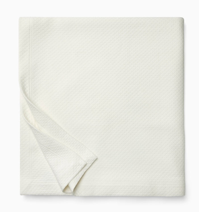 Sferra Coverlet - Rombo Oyster Matelasse Coverlet in Queen, King and Twin Size - View 2