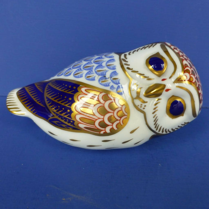Royal Crown Derby Paperweight - Owl
