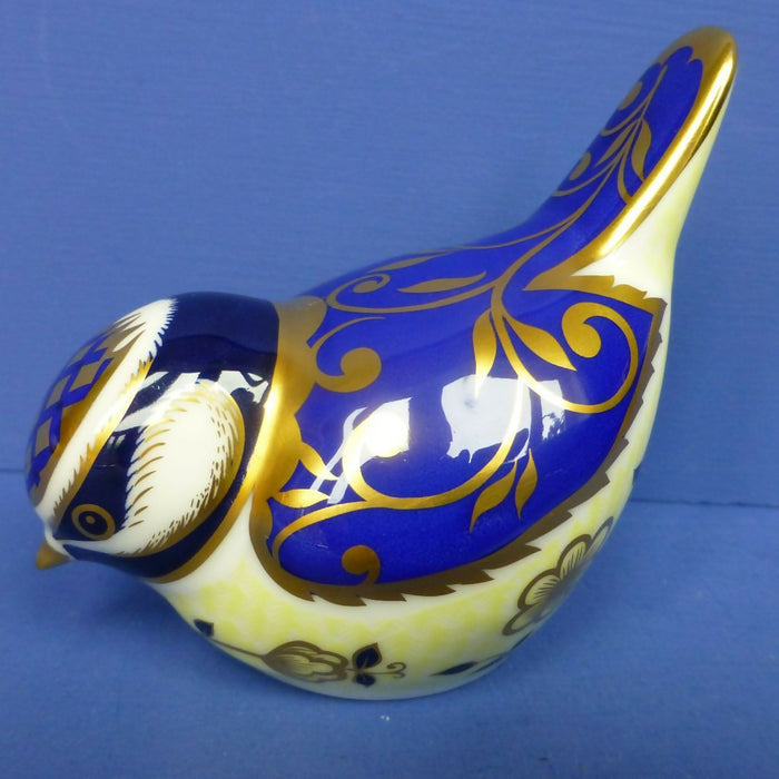Royal Crown Derby Paperweight - Wye Blue Tit