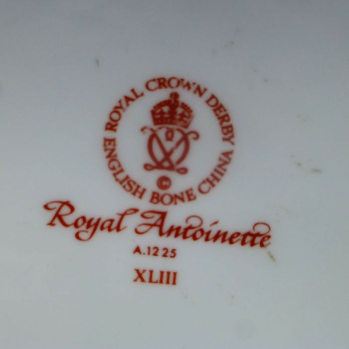 Royal Crown Derby Royal Antoinette Salad Plate (2nd Quality)