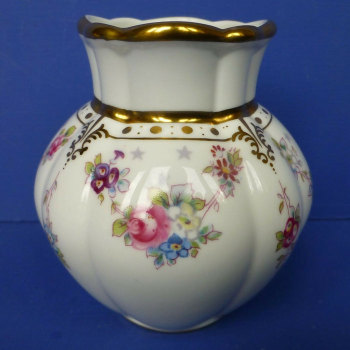 Royal Crown Derby Royal Antoinette Viola Vase