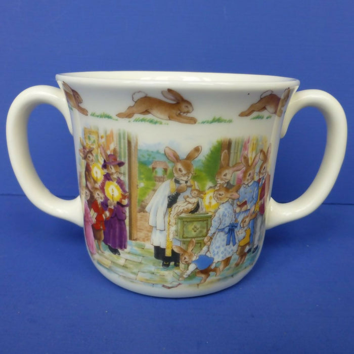 Royal Doulton Bunnykins Two Handled Christening Beaker