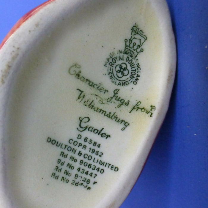 Royal Doulton Miniature Character Jug - Gaoler D6584