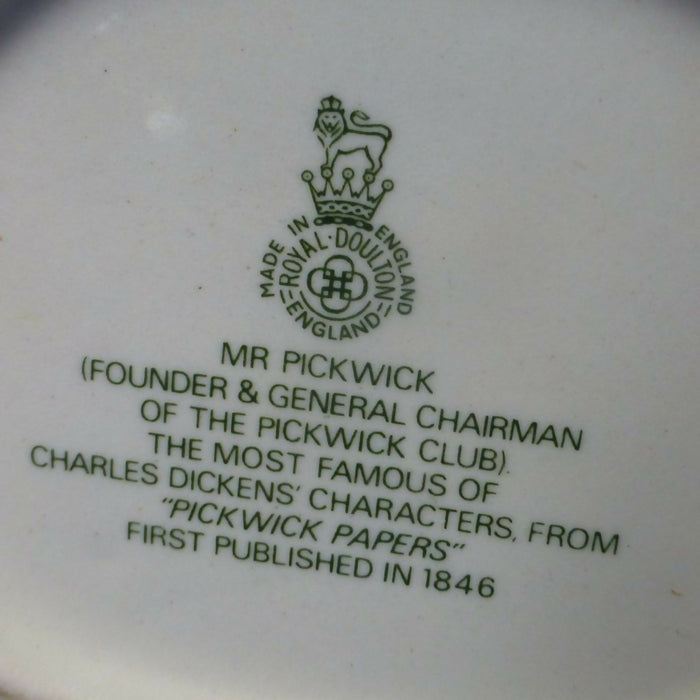 Royal Doulton Small Character Jug - Mr Pickwick