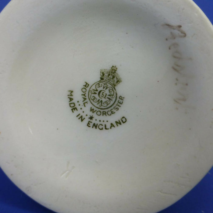 Royal Worcester Barrel Jug - Redstart Signed By William Powell
