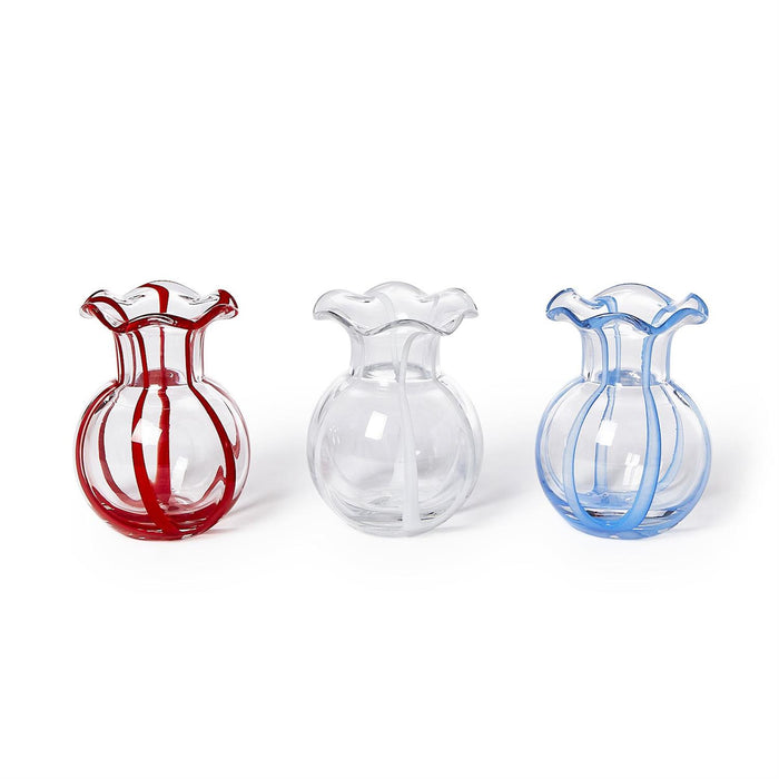 Ruffled Ribbon Vase - The Preppy Bunny