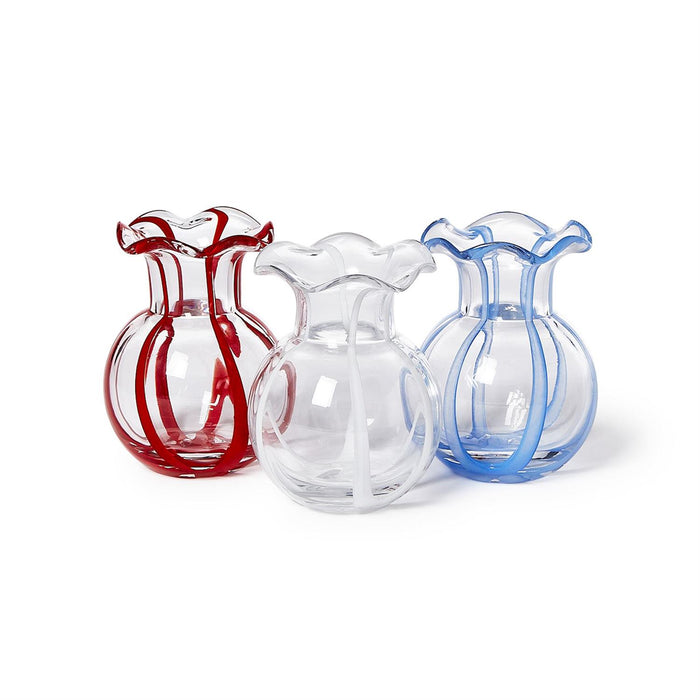 Ruffled Ribbon Vase - The Preppy Bunny