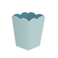 Scallop Lacquered Wastepaper Basket