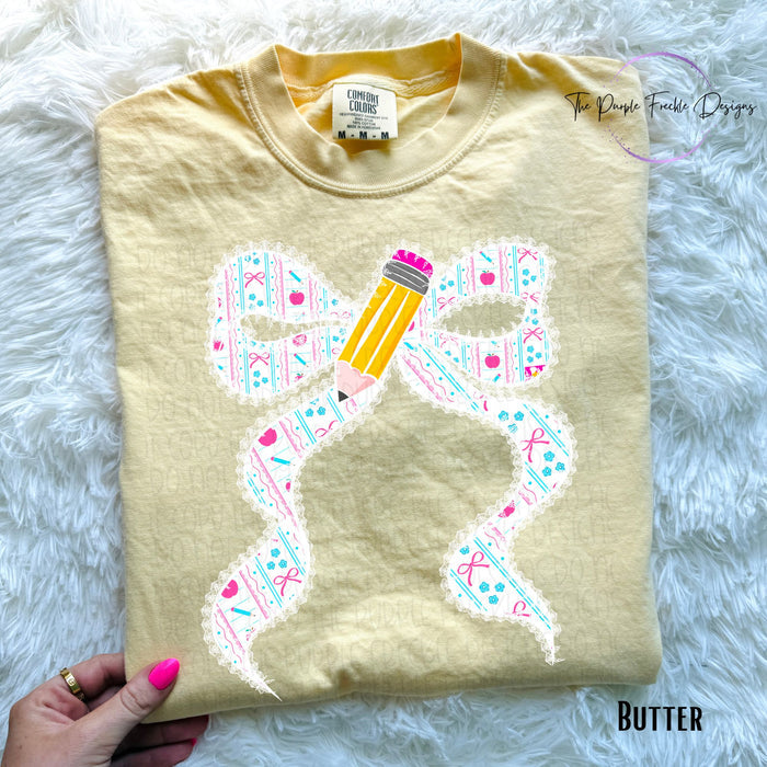 School Pencil Bow