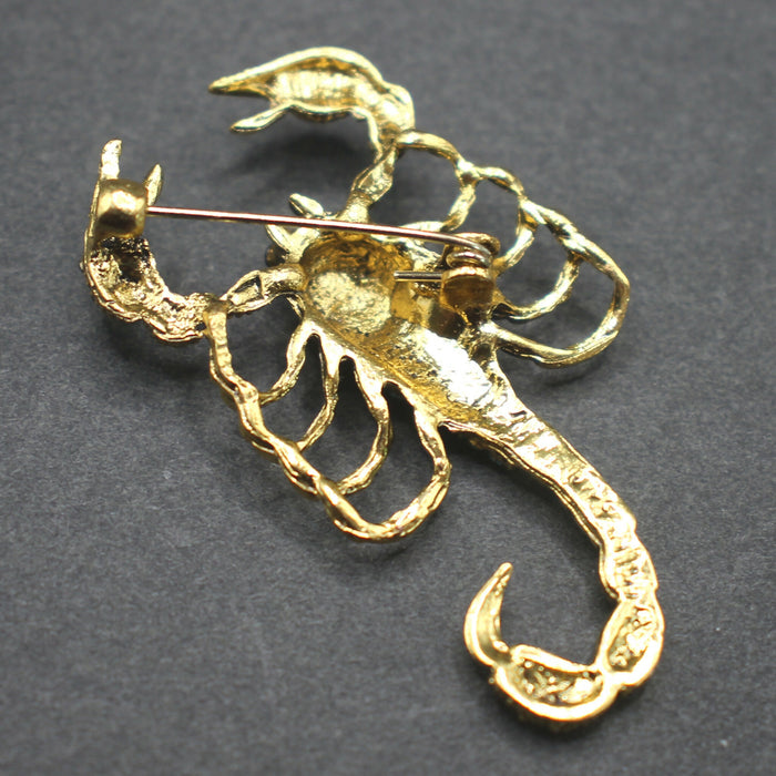 Scorpion brooch