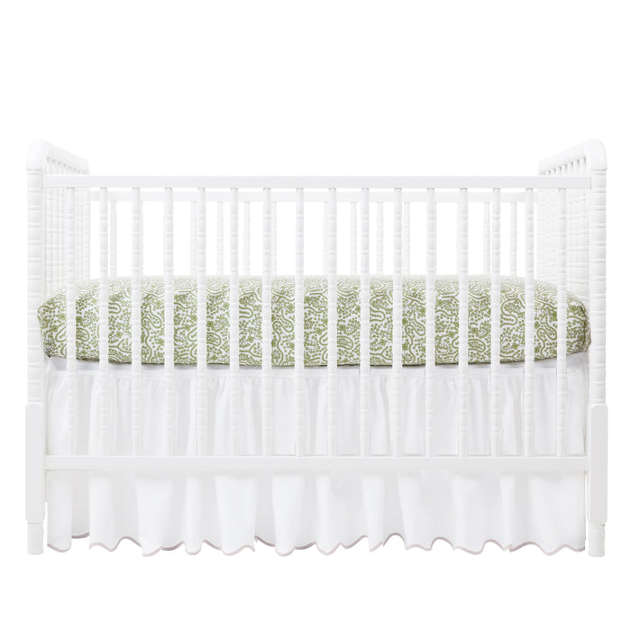 Shelby Green Crib Sheet