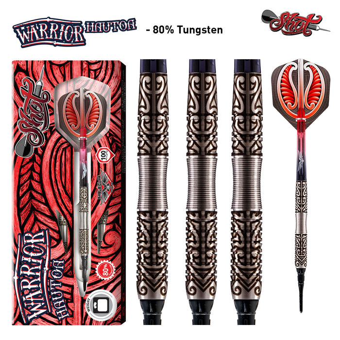 Shot Darts Warrior Hautoa Soft Tip Dart Sets