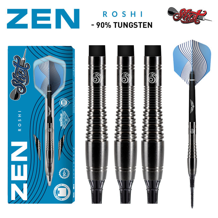 Shot Darts Zen Roshi Soft Tip Dart Set - 18g