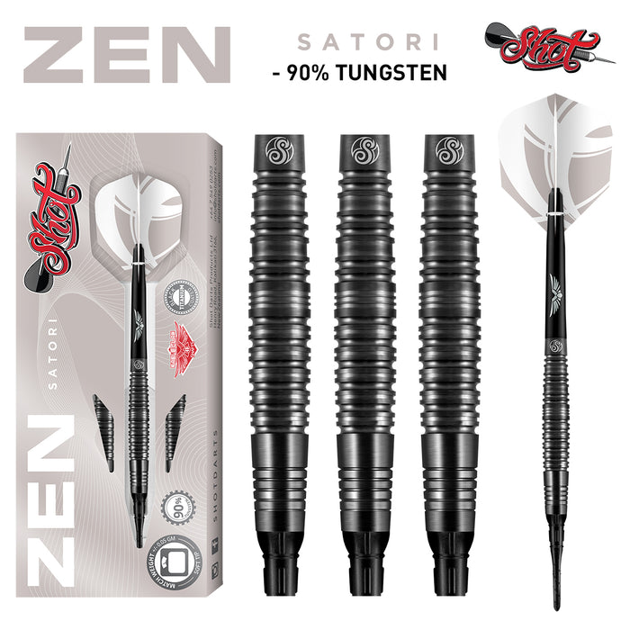 Shot Darts Zen Satori Soft Tip Dart Set - 18g