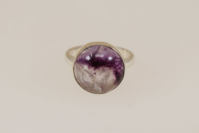 Silver & Blue John Ring